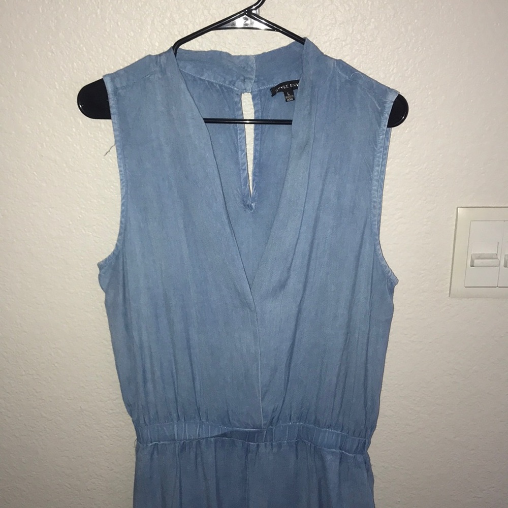 Light jean colored romper